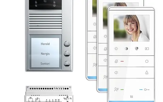 TCS PVC1331-0010 Video-Set Außenstation AP AVC 3 WE, 3 Tasten, 3 Freispr.