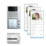 TCS PVC2330-0010 Video-Set Außenstation AP AVC 3 WE, 3 Tasten, 3 Freispr., V2D