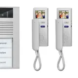 TCS PVE1530-0010 Video-Set Außenstation AP AVD 3 WE, 3 Tasten, 3 Telefone