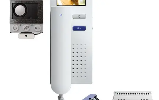 TCS PVIF010/001 Video-Set Einbau für Briefkastenanlagen 1 WE, Video-Telefon