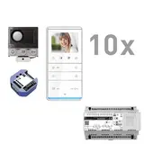 TCS PVIF030/001 Video-Set Einbau für Briefkastenanlagen 10 WE, TASTA Video