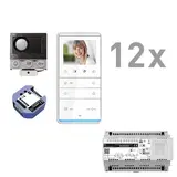 TCS PVIF030/001 Video-Set Einbau für Briefkastenanlagen 12 WE, TASTA Video