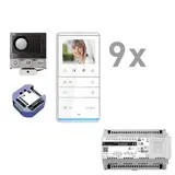 TCS PVIF030/001 Video-Set Einbau für Briefkastenanlagen 9 WE, TASTA Video