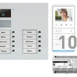 TCS PVU17100-0010 Video-Set UP 10 WE, 10 Tasten, 10 Freispr.