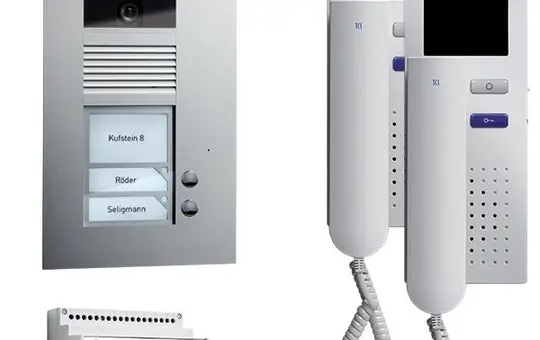 TCS PVU1620-0010 Video-Set UP 2 WE, 2 Tasten, 2 Telefone