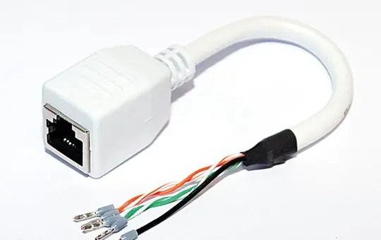 TCS ZIX1402-0000 Kabelpeitsche IP-Geräten ISW5410/IVW5411 RJ45 Stecker