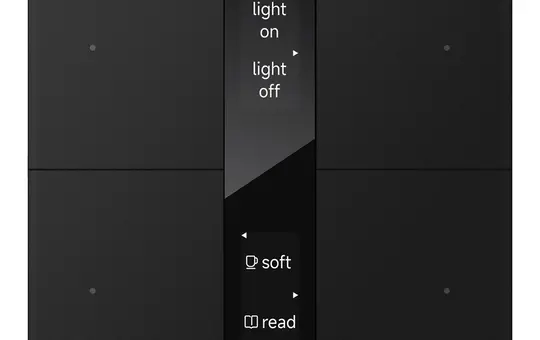 GVS CHPBD-04/24.2.11 KNX-Tastsensor S-Serie 2-fach, Display Spiegelglas | schwarz