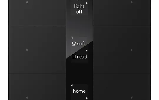 GVS CHPBD-06/36.2.11 KNX-Tastsensor S-Serie 3-fach, Display Spiegelglas | schwarz
