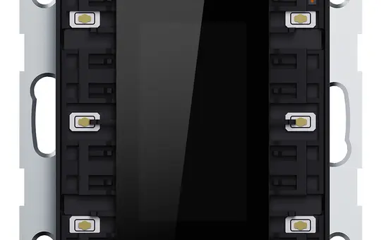 GVS CHPBD-06/55.1.01 Multifunktions-Tastsensor ADVANCE PRO 1-/3-fach, schwarzes Display | schwarz