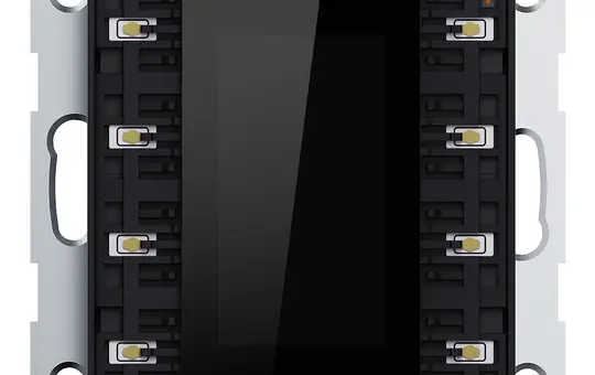GVS CHPBD-08/55.1.01 Multifunktions-Tastsensor ADVANCE PRO 2-/4-fach, schwarzes Display | schwarz
