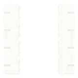 GVS CHKAG-08/55.1.00 Wippenset für ADVANCE PRO 4-fach | weiß glänzend