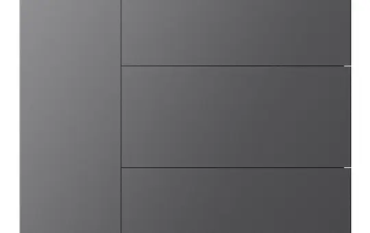 GVS CHKA-08/W.2.23 Wippenset für WALTZ Gravur 4-fach, Aluminium | anthrazit