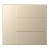 GVS CHKA-08/W.2.24 Wippenset für WALTZ Gravur 4-fach, Aluminium | champagner