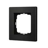 ENERTEX 1178-01-sw Abdeckrahmen 1-fach | schwarz eloxiert