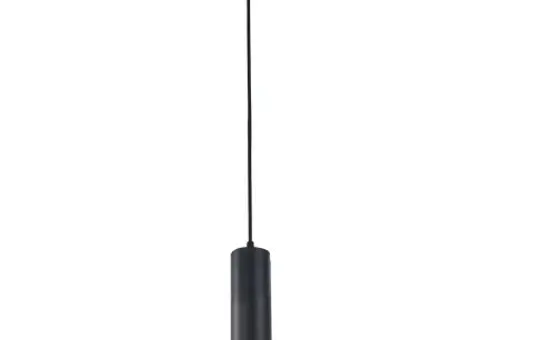 ISOLED 114215 Pendelleuchte GU10 rund | schwarz | 13 cm