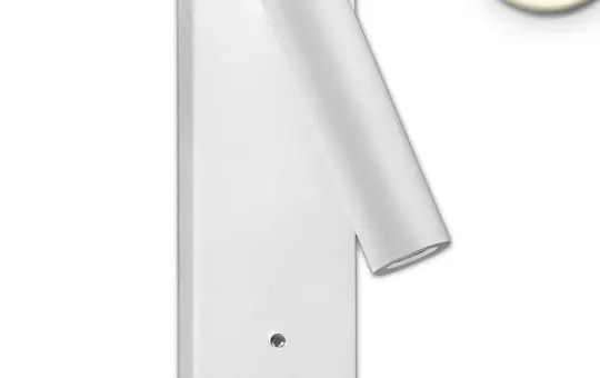 ISOLED 115639 LED-Leseleuchte dimmbar mit USB-A/C-Ladebuchse 3 W, 3000 K | weiß