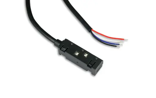 ISOLED 116062 Stromeinspeisung für Track48 NV schwarz | 50 cm