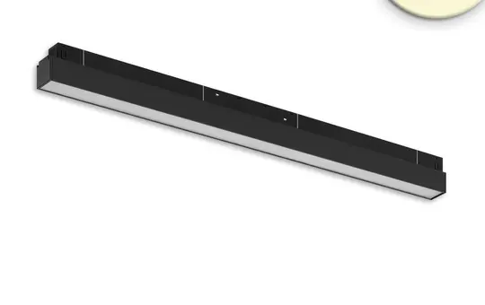 ISOLED 116079 DALI-Linearleuchte für Track48 NV 3000 K | schwarz | 60 cm