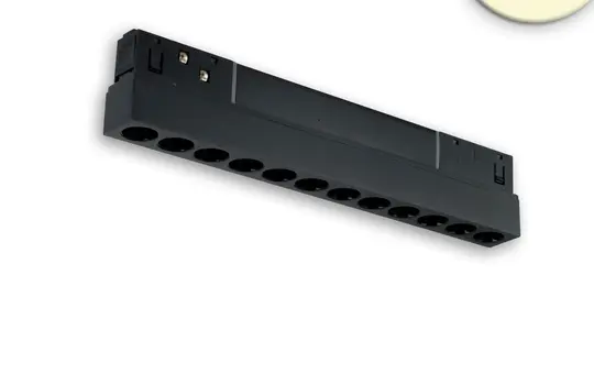 ISOLED 116101 DALI-Rasterleuchte für Track48 NV 3000 K | schwarz | 22 cm