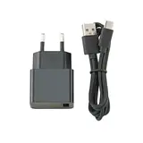 SIGOR 4590301 USB-C Ladekabel & Netzteil gerade | schwarz | 1200 mm