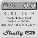 SHELLY EM Mini Gen4 WLAN-Energiemessgerät UP Gen. 4 1-fach, Mini
