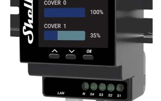 SHELLY Pro PM Jalousieaktor 2-fach, Leistungsmessung