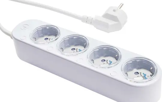 SHELLY PS4 Gen4 w Multiprotokoll-Steckdosenleiste 4-fach, Strommessung | weiß