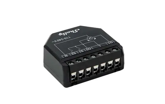 SHELLY Shutter Multiprotokoll-Jalousieaktor UP 1-fach, Leistungsmessung