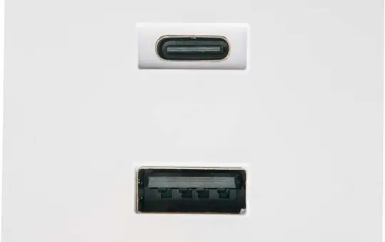 SHELLY USB Charger w USB-Ladegerät für Wall Display Stand USB-A/C, 3 A | weiß