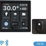 SHELLY WD HT bundle s WLAN-Touchpanel Bundle mit BLU H&T | schwarz | 4 Zoll