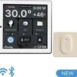 SHELLY WD HT bundle w WLAN-Touchpanel Bundle mit BLU H&T | weiß | 4 Zoll
