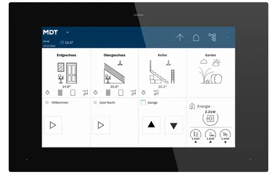 MDT VC-08P82.01S Touchpanel VisuControl Plus Secure | 8 Zoll