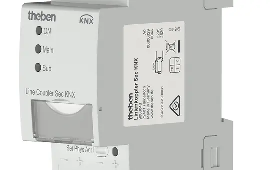THEBEN Linienkoppler Sec KNX Linienkoppler Secure