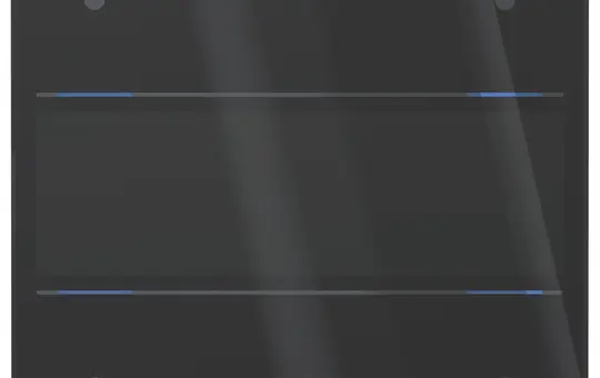 THEBEN LUXORliving iON4 G BK Glas-Tastsensor LUXORliving iON 4-fach | schwarz