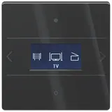 THEBEN iON8 G BK Glas-Raumcontroller LUXORliving iON Display | schwarz