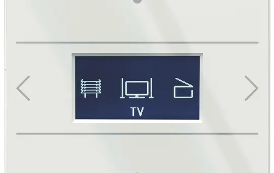 THEBEN iON8 G WH Glas-Raumcontroller LUXORliving iON Display | weiß