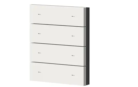 THEBEN iONprime PB 4R PWH Wippe iONprime 4-fach, Kunststoff | weiß