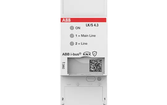 ABB LK/S4.3 KNX-Linienkoppler REG, secure