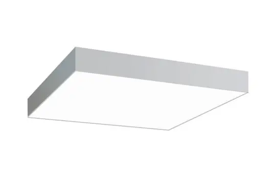 BRUMBERG 13710164 LED-Anbau-Flächenleuchte BIRO SQUARE DALI quadratisch, 44 W, 5456 lm, 4000 K | strato silber