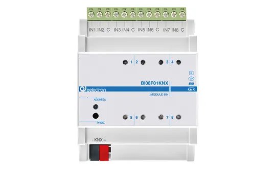 EELECTRON BI08F01KNX KNX-Binäreingang potentialfrei 8-fach