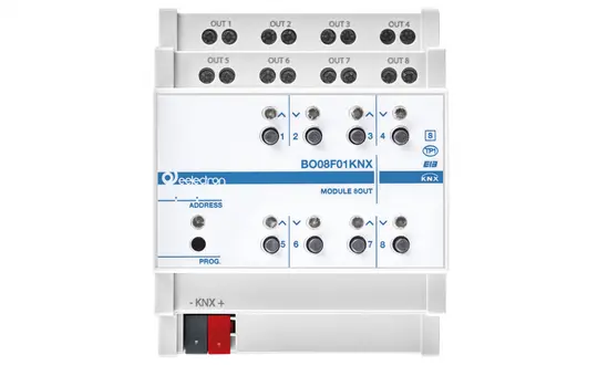 EELECTRON BO08F01KNX KNX-Schaltaktor plus 8-fach