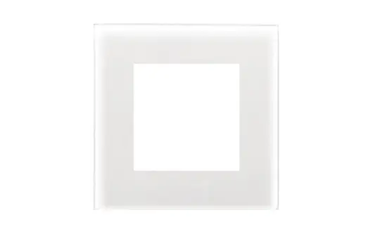 EELECTRON PS55B01GL-M1 Abdeckrahmen 55 2-fach, 5 Stück | glas mattweiß