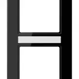 JUNG A5582BFNASW beschr. Abdeckrahmen A 550 2-fach, senkrecht | schwarz