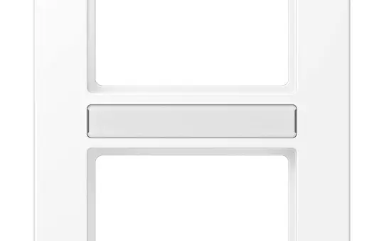 JUNG A5582BFNAWWM beschr. Abdeckrahmen A 550 2-fach, senkrecht | schneeweiß matt