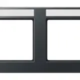 JUNG A55820BFNAANM beschr. Abdeckrahmen A 550 2-fach, waagerecht | anthrazit matt