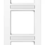 JUNG A5583BFNAWW beschr. Abdeckrahmen A 550 3-fach, senkrecht | schneeweiß