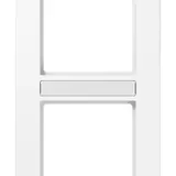 JUNG A5584BFNAWW beschr. Abdeckrahmen A 550 4-fach, senkrecht | schneeweiß