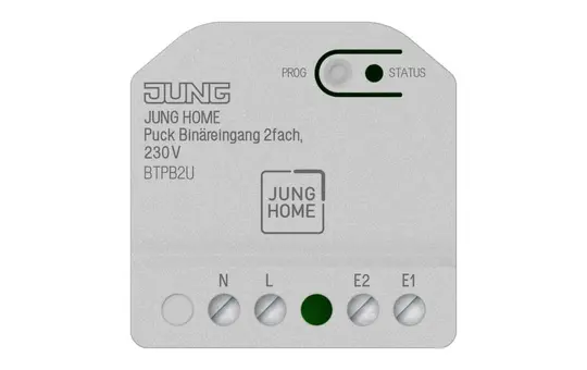 JUNG BTPB2U Puck Binäreingänge JUNG HOME 2-fach, 230 V