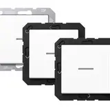 JUNG JH-PLICHT1AWW Beleuchtungsset JUNG HOME 1710DE/BTA17101WW, 2x BTA1001/2x A101KO5WW