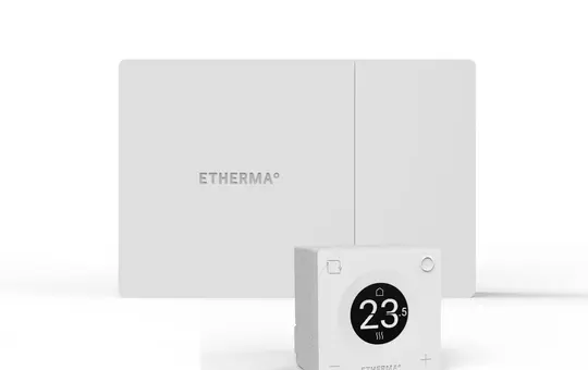 ETHERMA 46725 Set WiFi, Funkempfänger und Funkthermostat | weiß